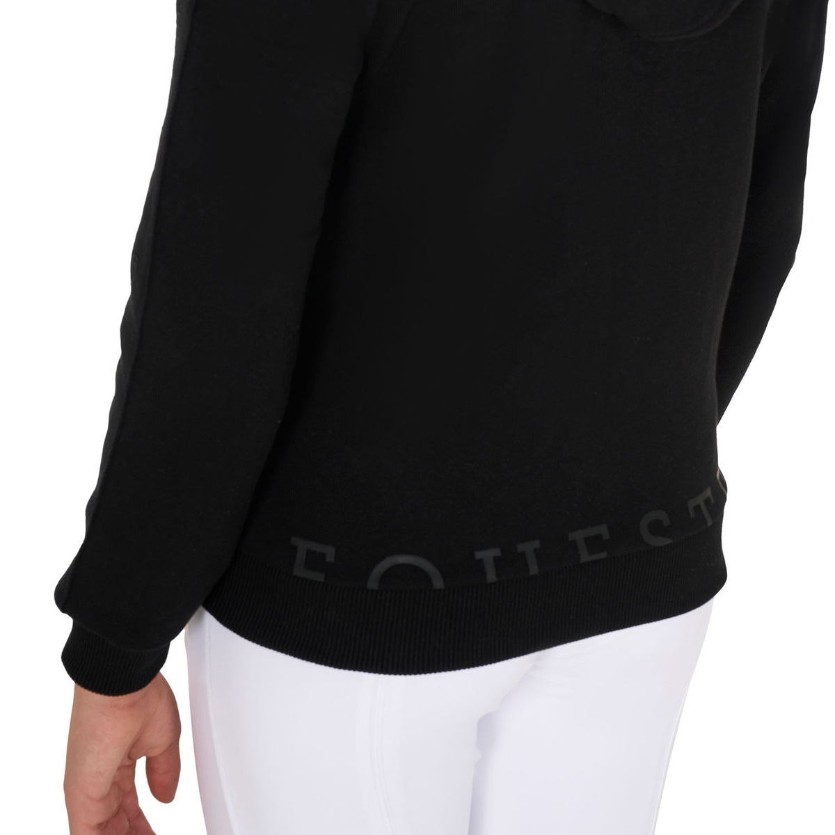 Equestro Girls' full zip sweatshirt inner fleece