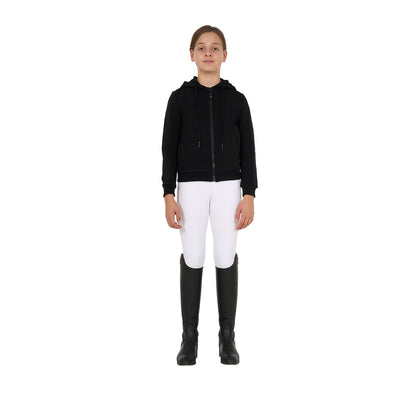 Equestro Girls' full zip sweatshirt inner fleece