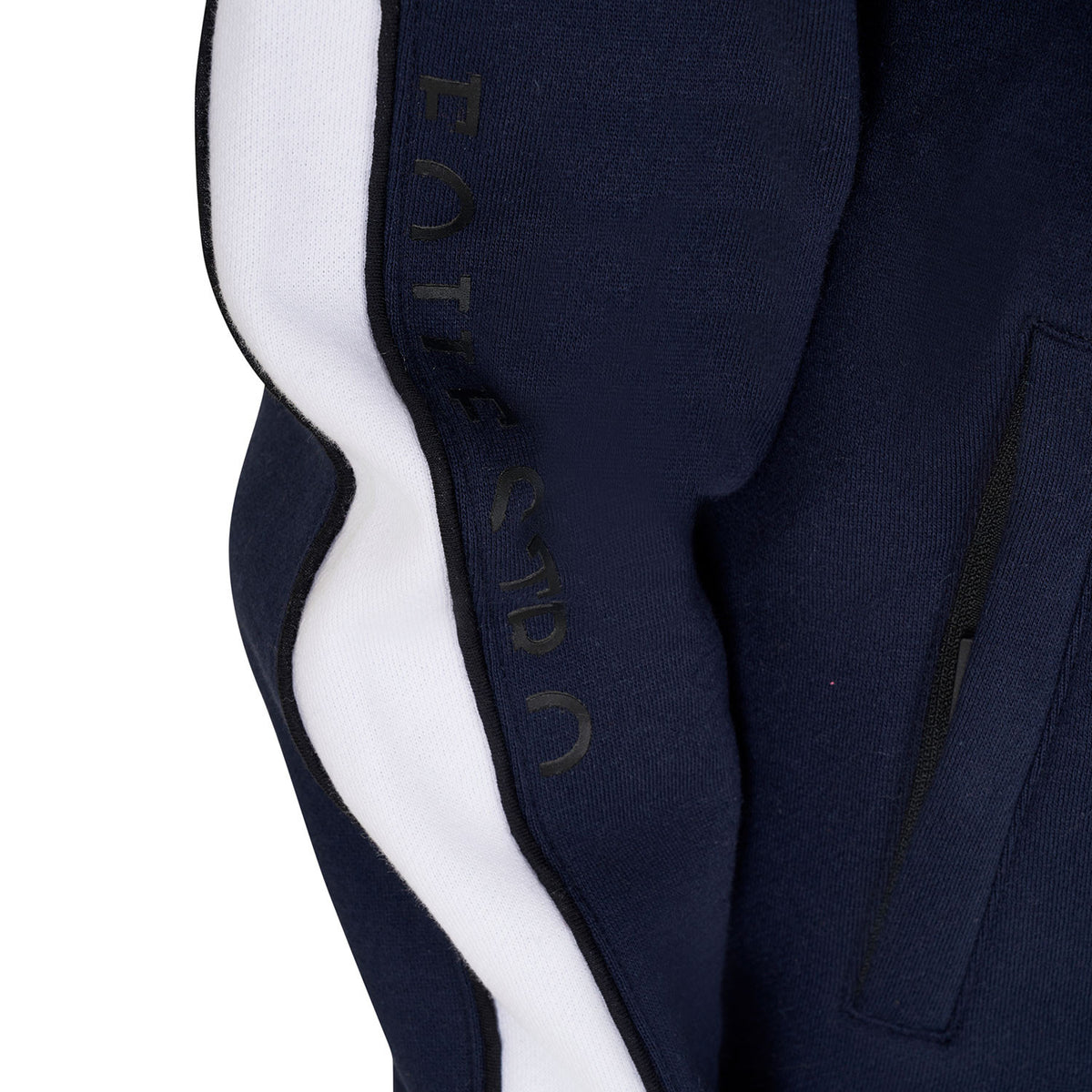 Equestro Girls' cotton hoodie with front zip