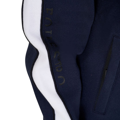 Equestro Girls' cotton hoodie with front zip
