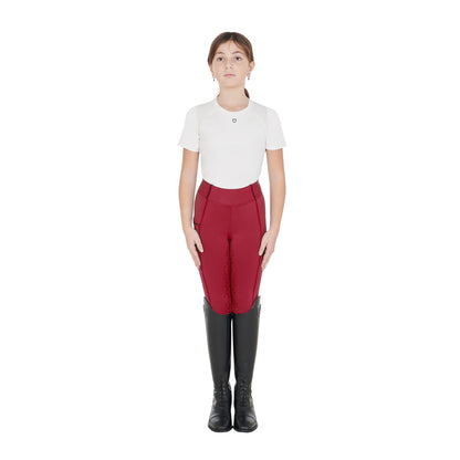 Equestro Girls' fleece lining leggings