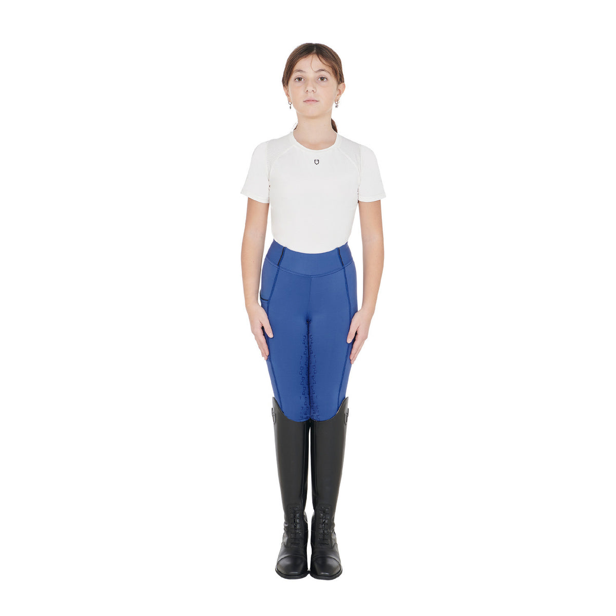 Equestro Girls' fleece lining leggings