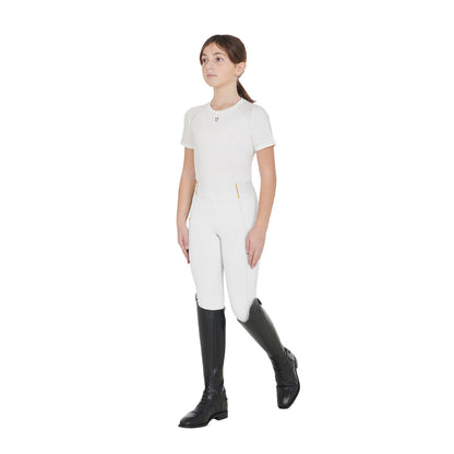 Equestro Girls' fleece lining leggings