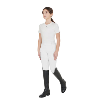 Equestro Girls' fleece lining leggings