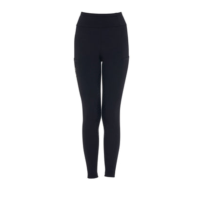 Equestro Girls' leggings with perforated decorations