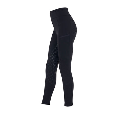 Equestro Girls' leggings with perforated decorations