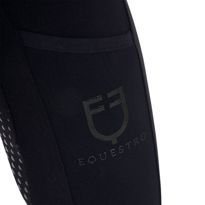 Equestro Girls' leggings with perforated decorations