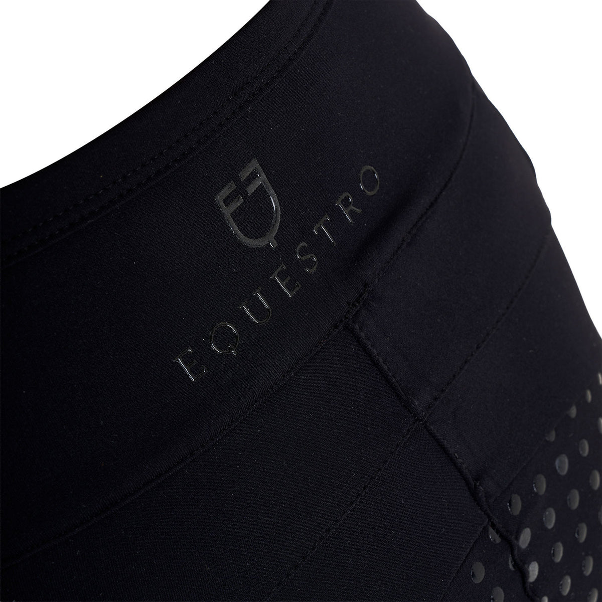 Equestro Girls' leggings with perforated decorations