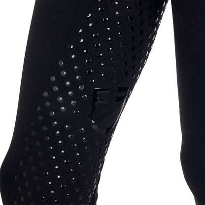 Equestro Girls' leggings with perforated decorations