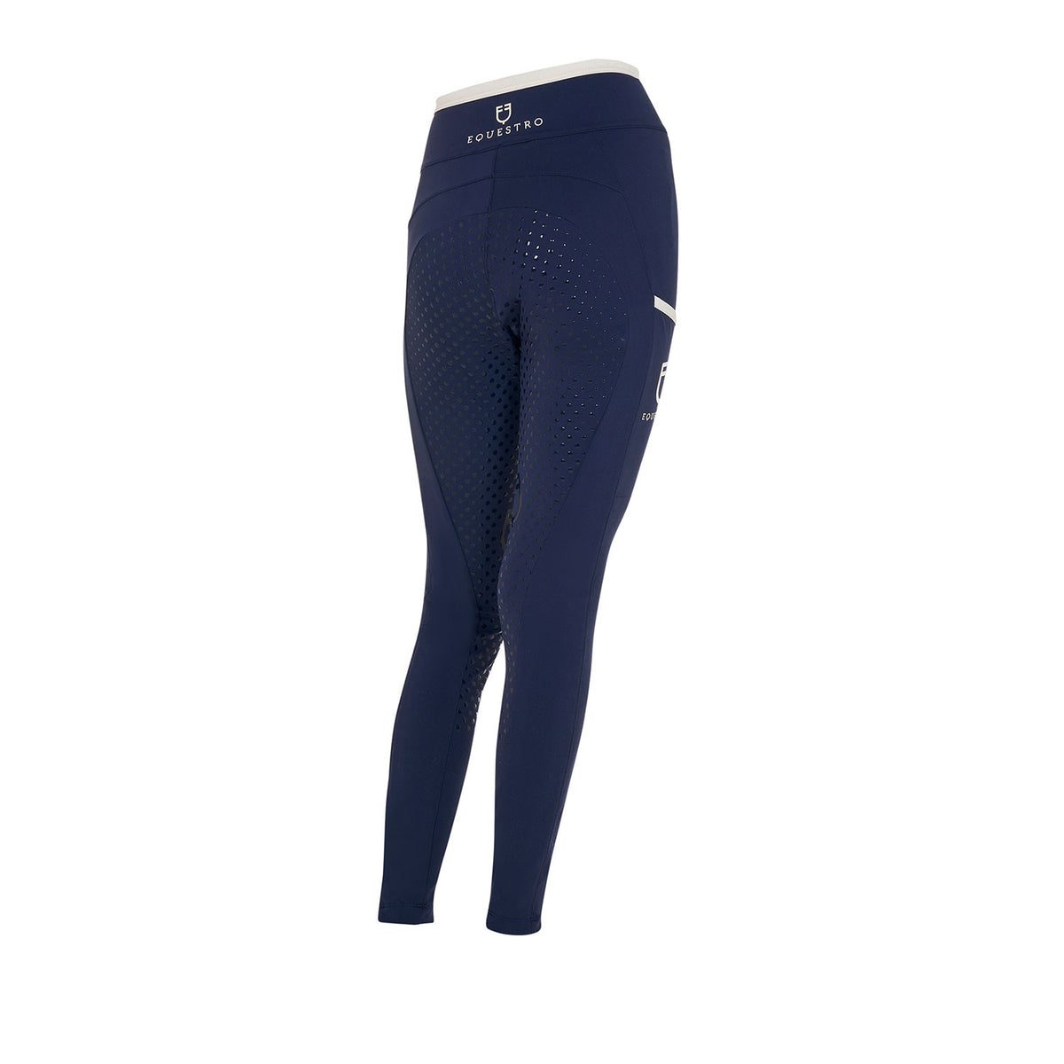Equestro Girls' leggings with perforated decorations