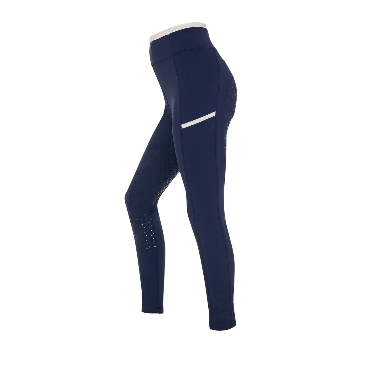 Equestro Girls' leggings with perforated decorations