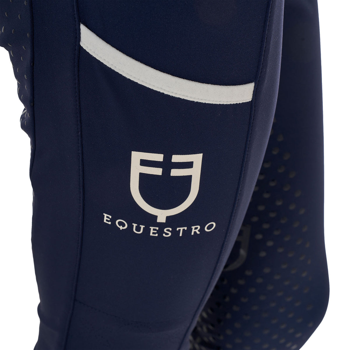 Equestro Girls' leggings with perforated decorations