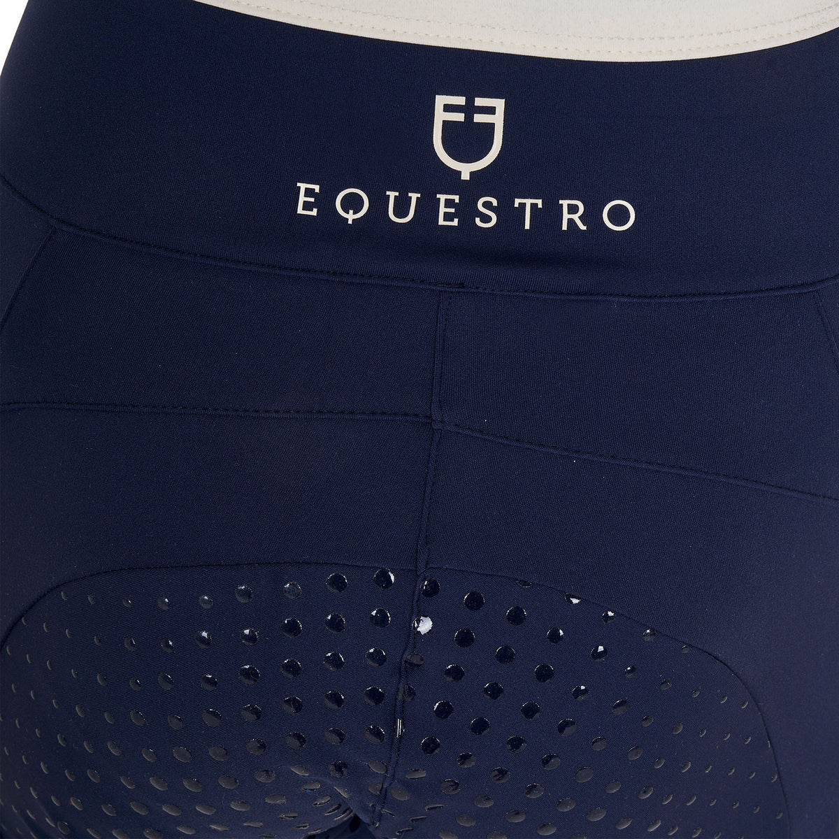 Equestro Girls' leggings with perforated decorations