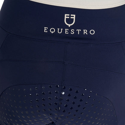 Equestro Girls' leggings with perforated decorations