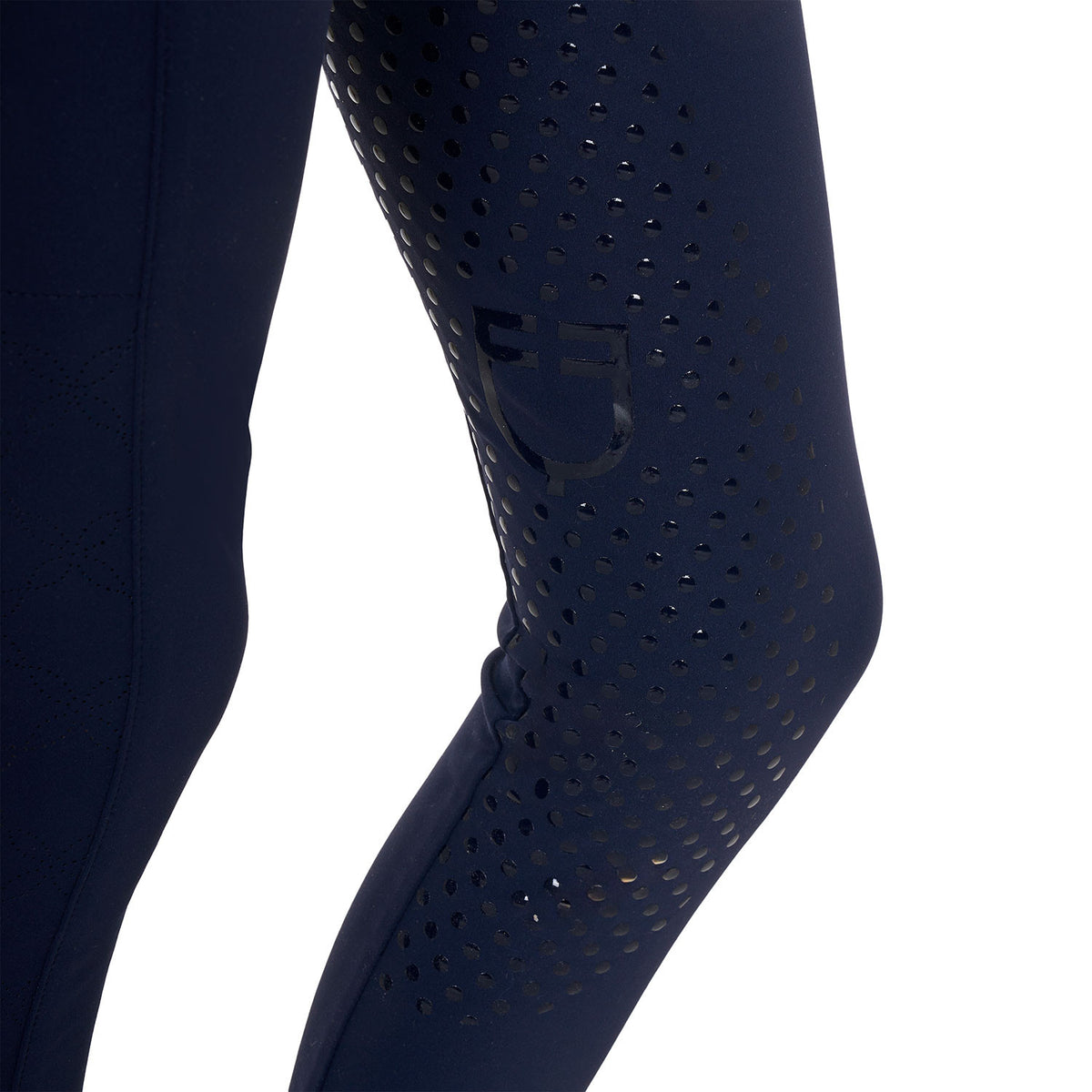 Equestro Girls' leggings with perforated decorations