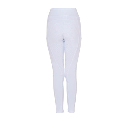Equestro Girls' leggings with perforated decorations