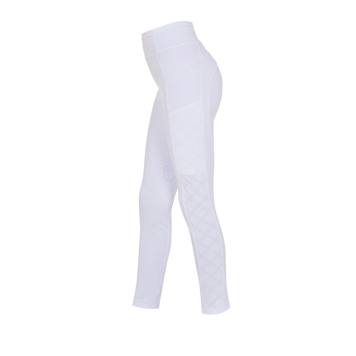 Equestro Girls' leggings with perforated decorations