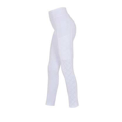 Equestro Girls' leggings with perforated decorations