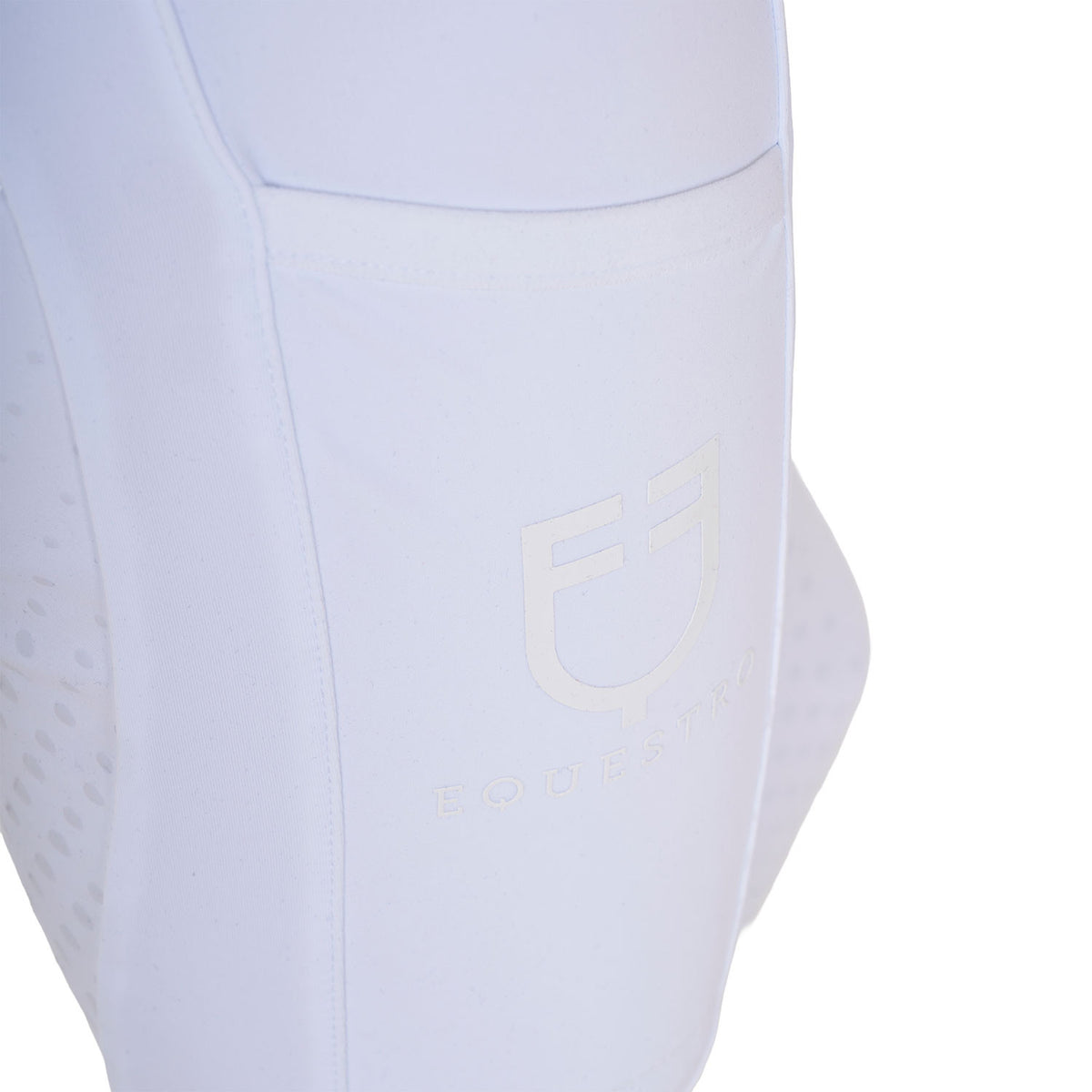 Equestro Girls' leggings with perforated decorations