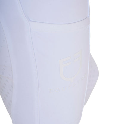 Equestro Girls' leggings with perforated decorations