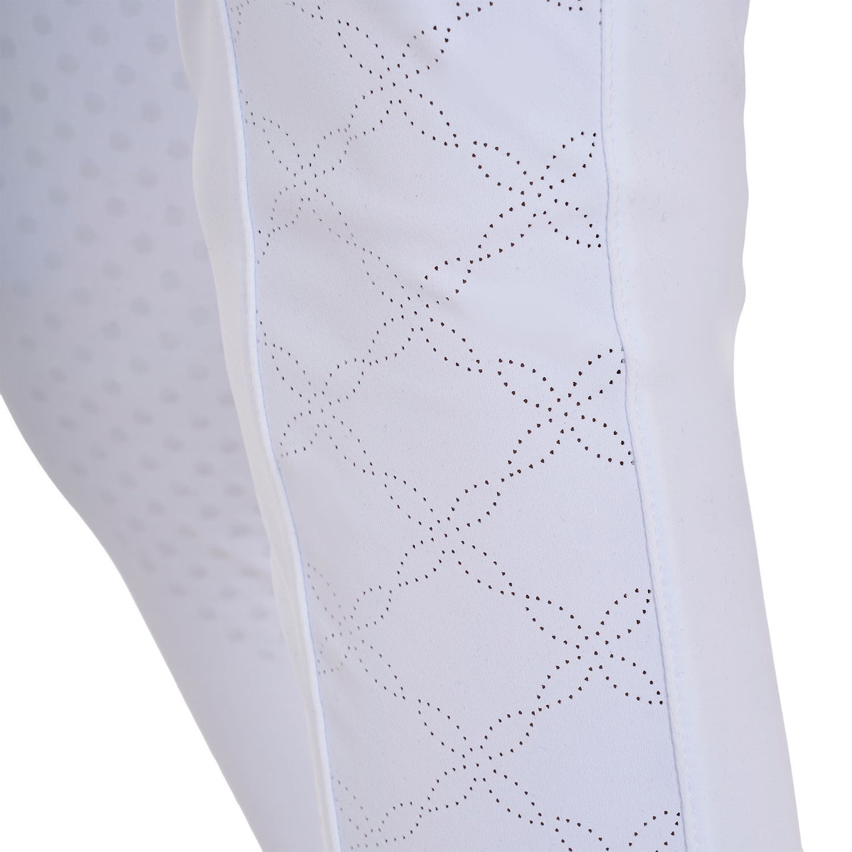 Equestro Girls' leggings with perforated decorations
