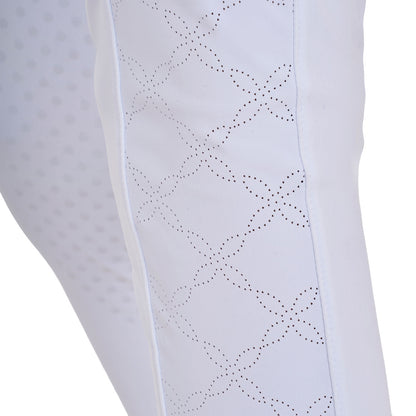 Equestro Girls' leggings with perforated decorations