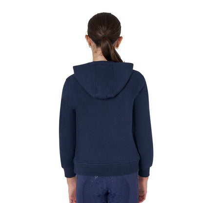Equestro Girls' Winter Love hooded sweatshirt