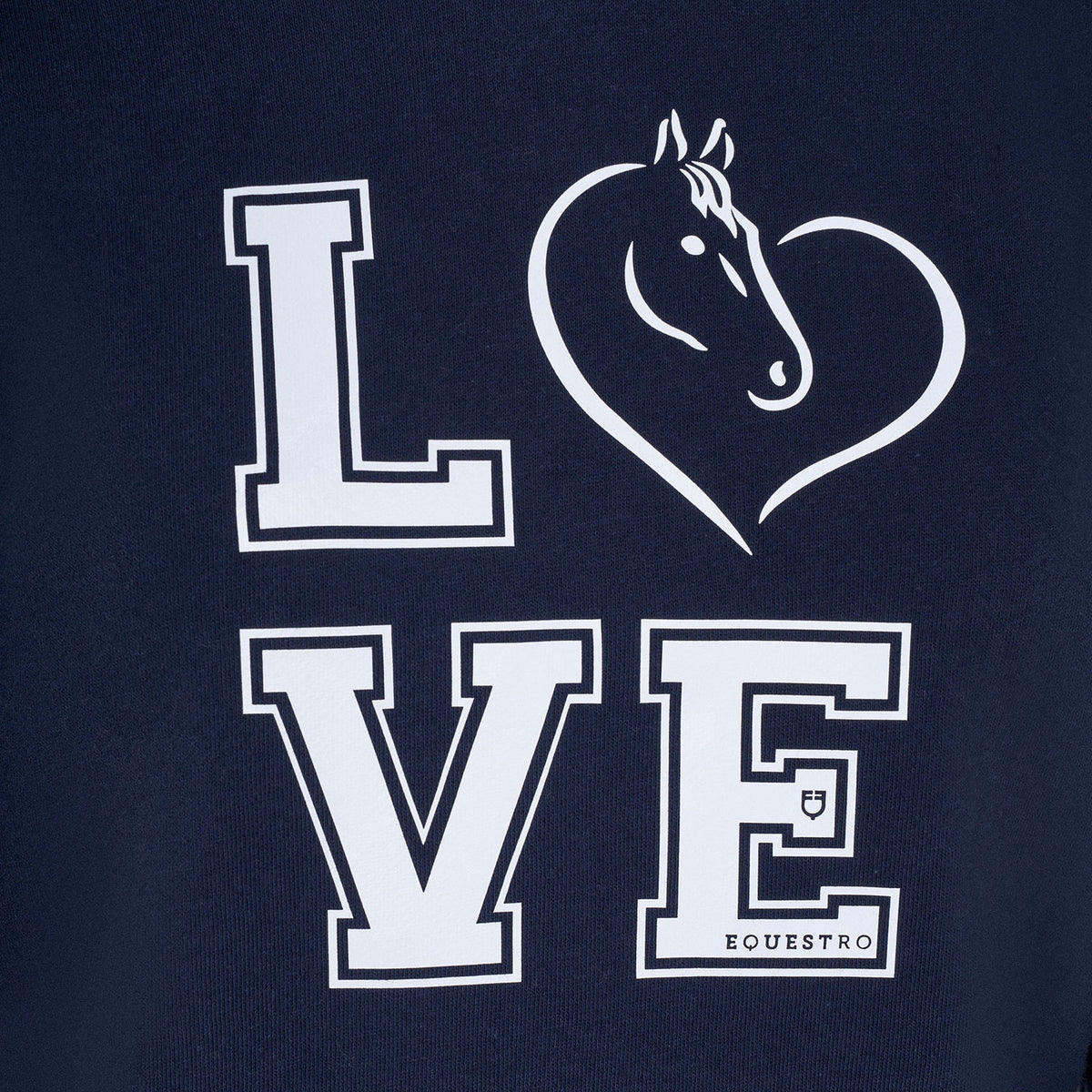 Equestro Girls' Winter Love hooded sweatshirt