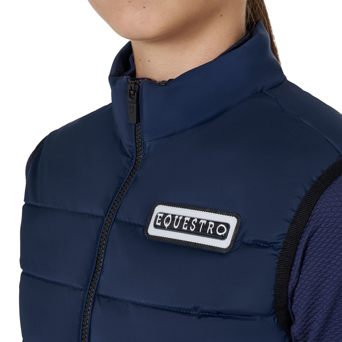 Equestro Girls' technical nylon vest