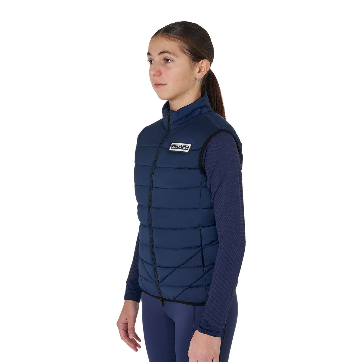 Equestro Girls' technical nylon vest