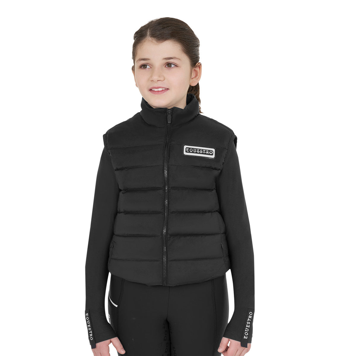 Equestro Girls' technical nylon vest