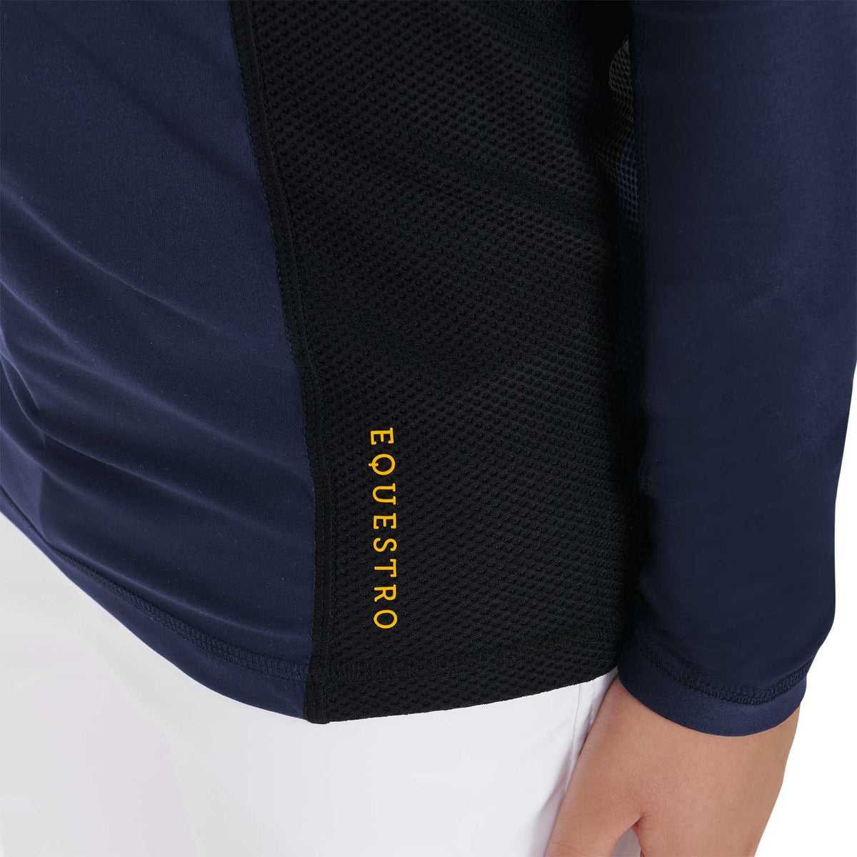 Equestro Boys' training base layer in technical fabric