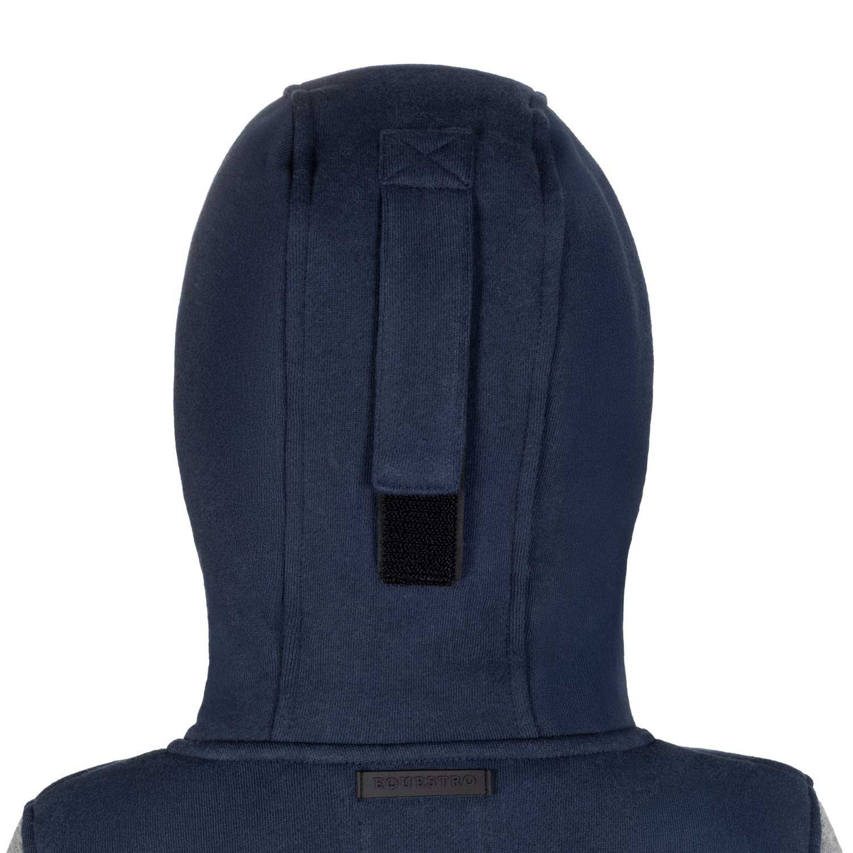 Equestro Boys' institutional two-tone hoodie with front zip