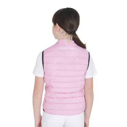 Equestro Kids' vest in technical fabric