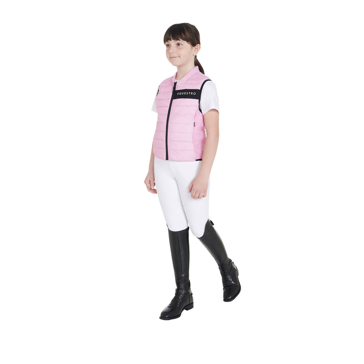 Equestro Kids' vest in technical fabric