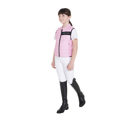 Equestro Kids' vest in technical fabric