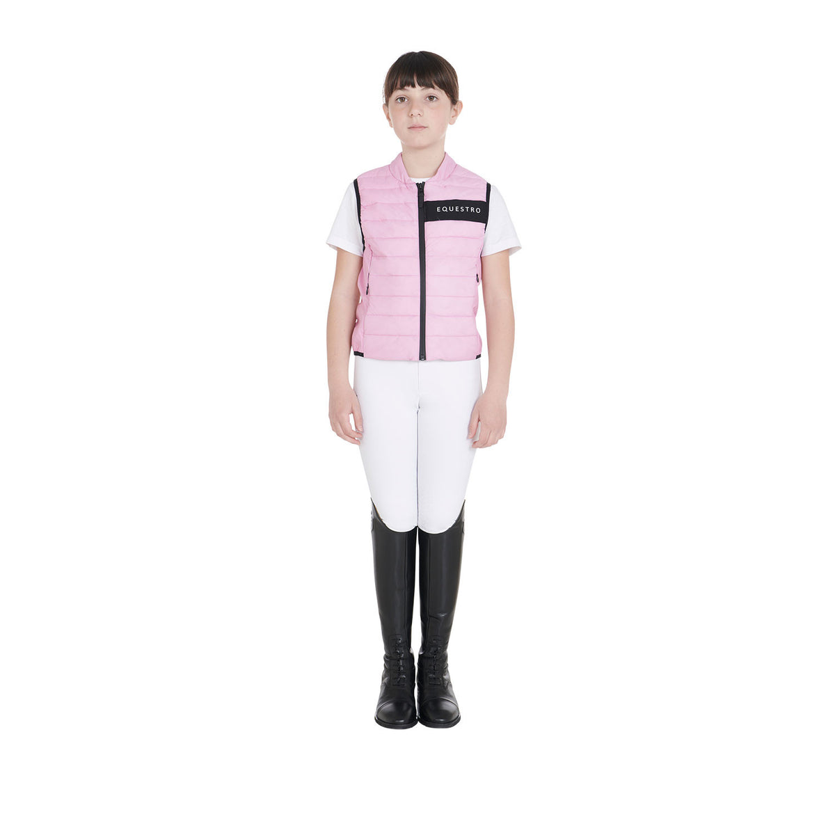 Equestro Kids' vest in technical fabric