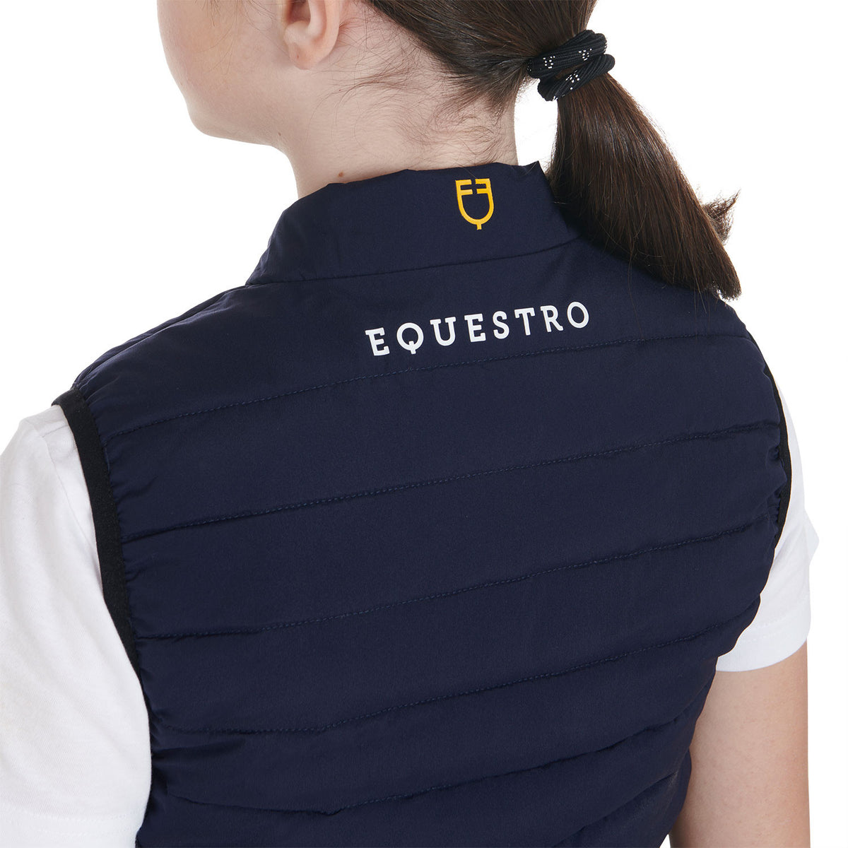 Equestro Kids' vest in technical fabric