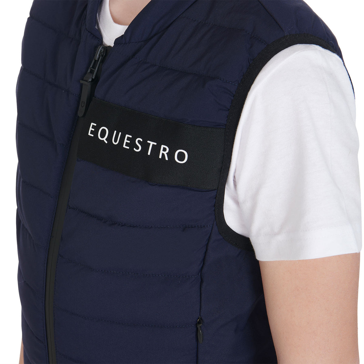 Equestro Kids' vest in technical fabric
