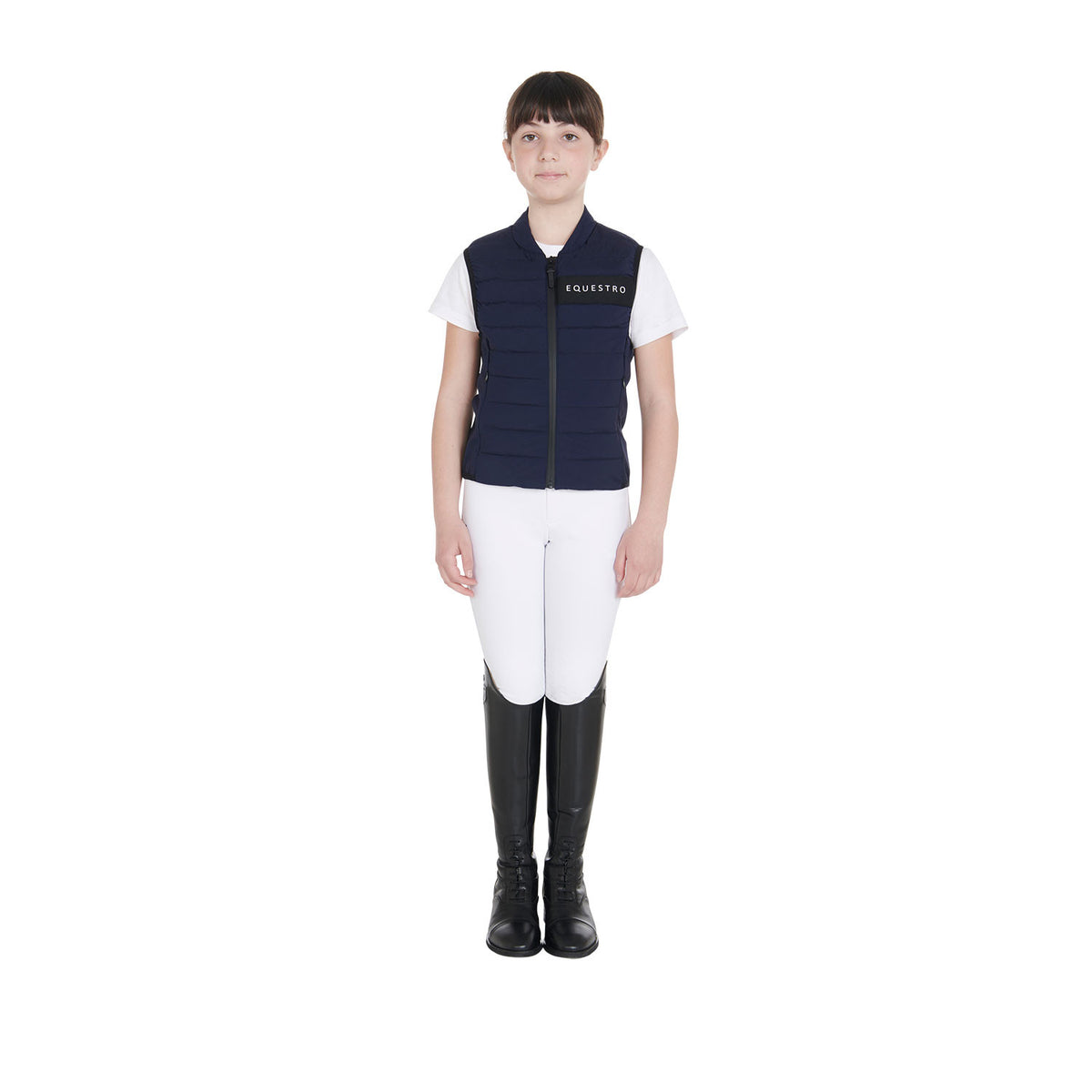 Equestro Kids' vest in technical fabric