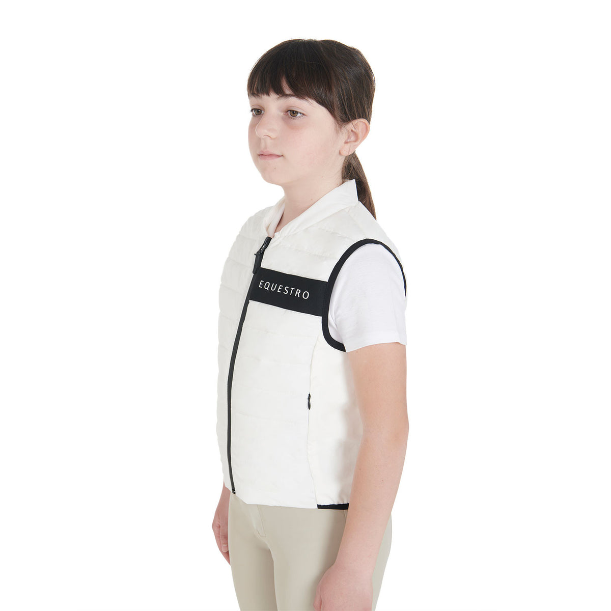 Equestro Kids' vest in technical fabric
