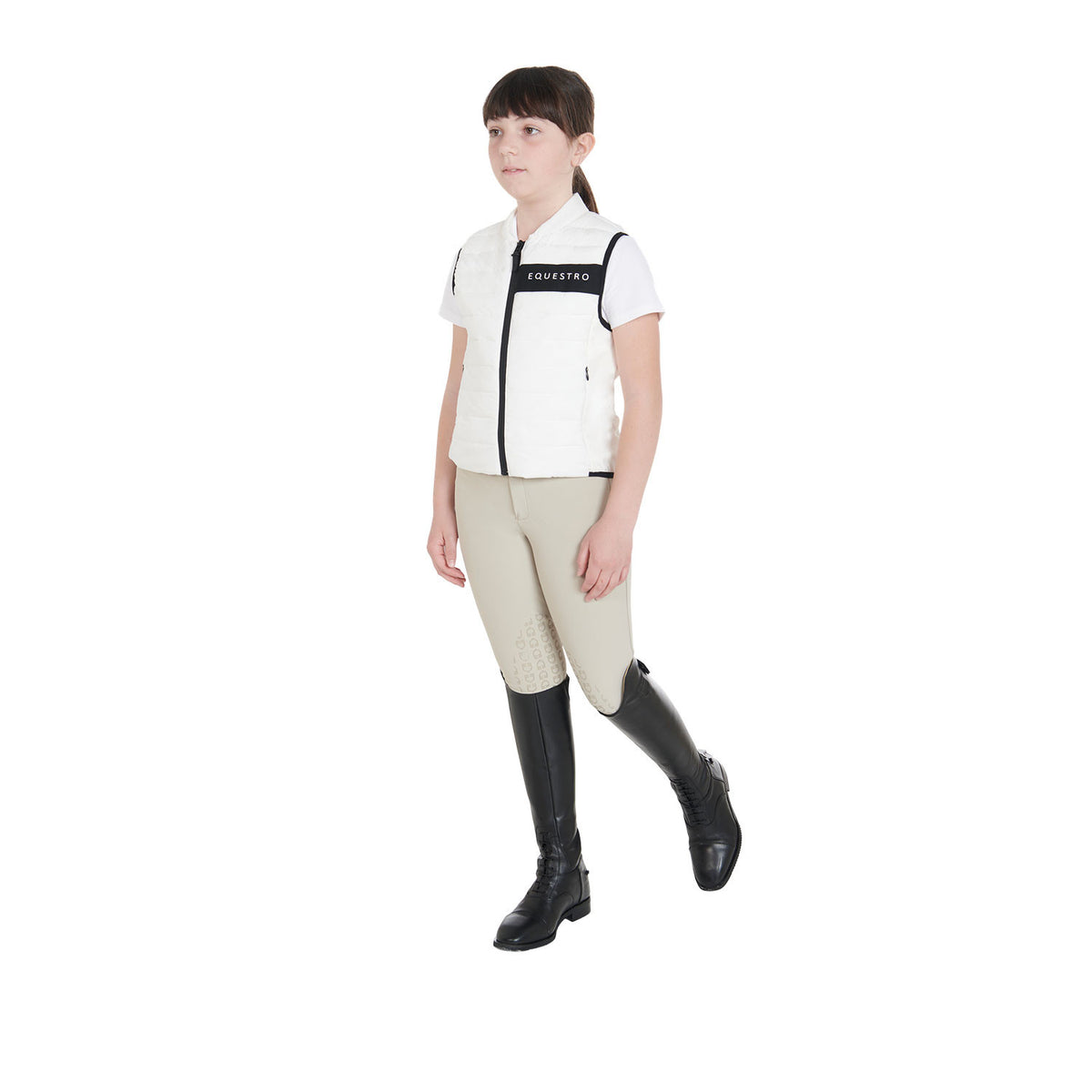 Equestro Kids' vest in technical fabric