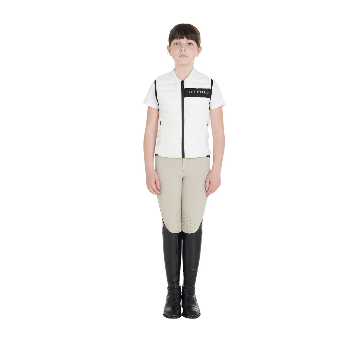 Equestro Kids' vest in technical fabric