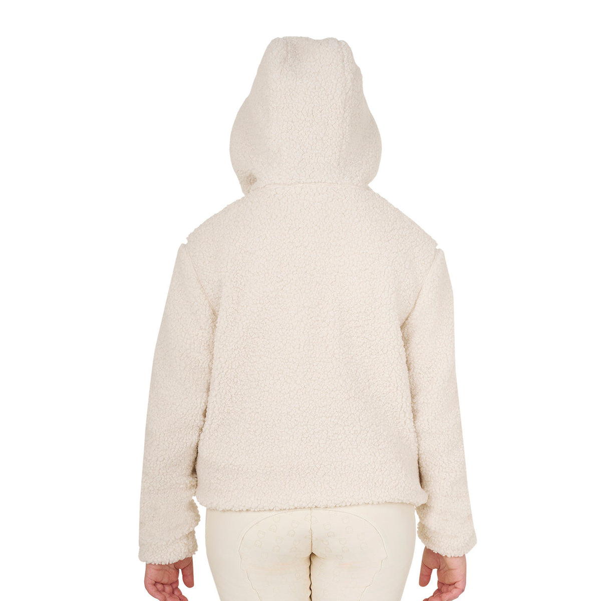 Equestro Kids' fleece sweatshirt with front zip