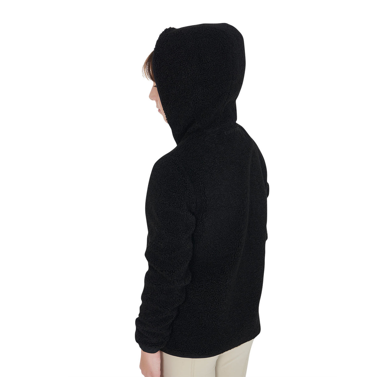 Equestro Kids' fleece sweatshirt with front zip