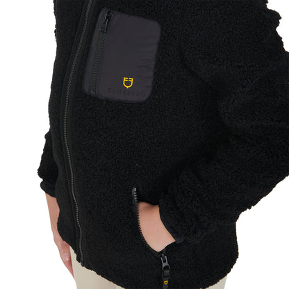 Equestro Kids' fleece sweatshirt with front zip