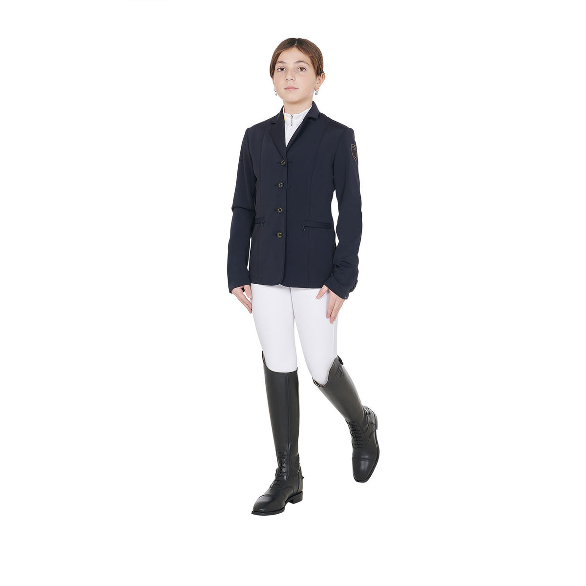 Equestro Kids' jacket with four buttons