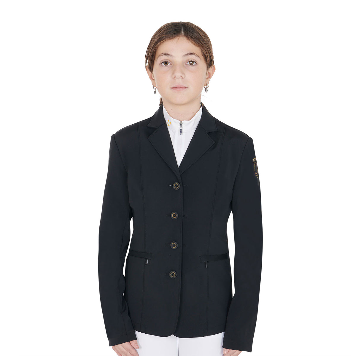 Equestro Kids' jacket with four buttons