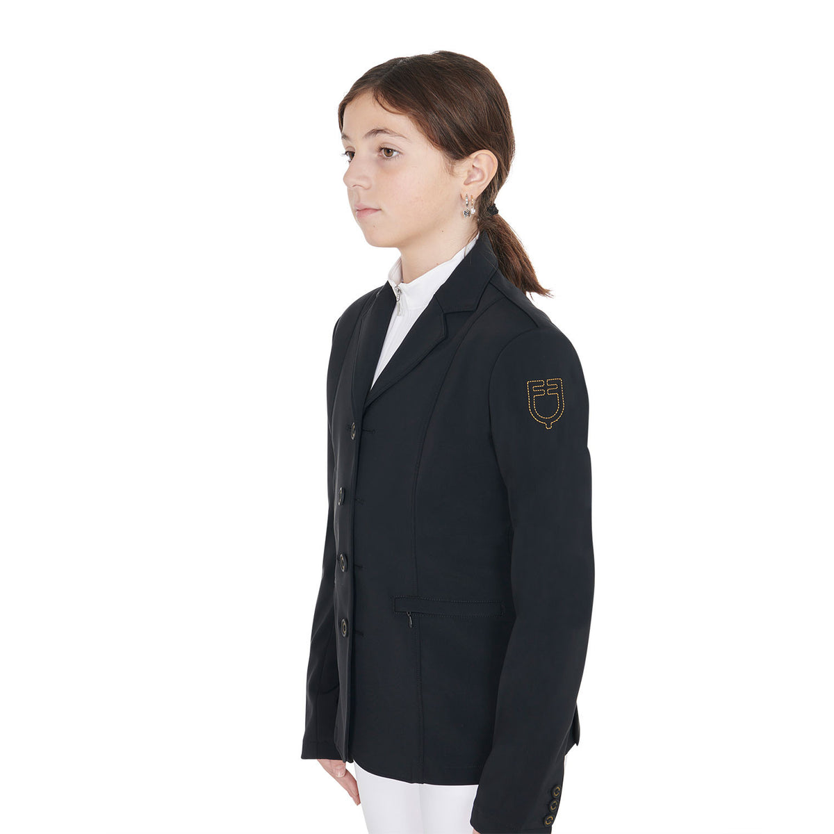 Equestro Kids' jacket with four buttons