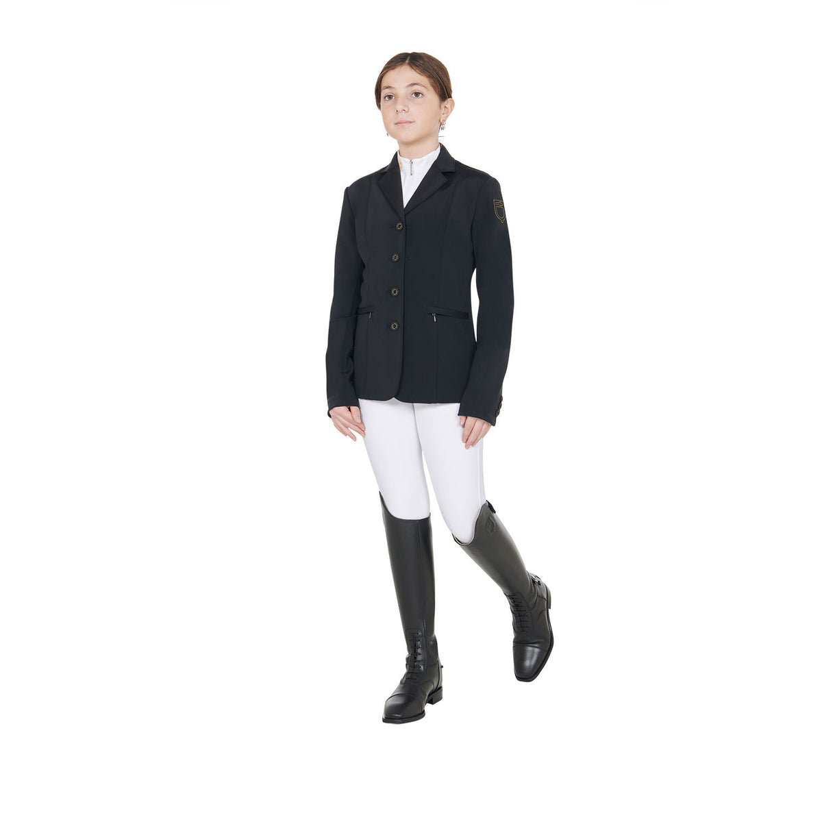 Equestro Kids' jacket with four buttons